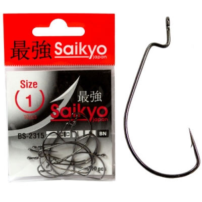 Крючки Saikyo BS-2315 BN №1 (10шт.), Япония