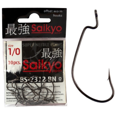 Крючки Saikyo BS-2312 BN №5/0 (10шт.), Япония