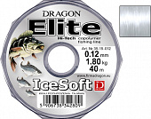 Леска Dragon Elite IceSoft 40m, 0.12mm / 1.80kg, Dragon