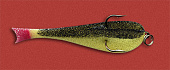 Рыба поролоновая с тройным кр. 8см желто-черн, Пирс